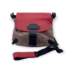 beige and red leather MIREI 50% OFF - was £46 now is £23
