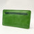 Patent Burgundy and green purse