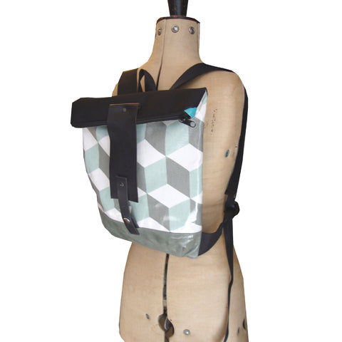 grey/ green LUPITA BACKPACK