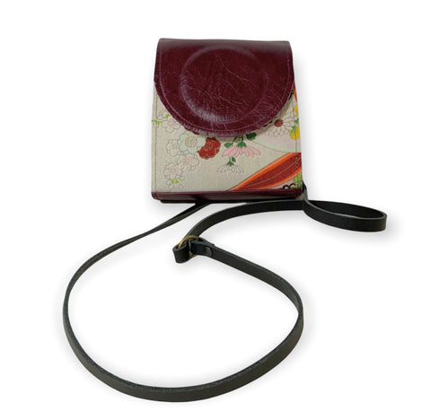burgundy kimono LOLA