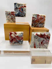 Red waves Soap