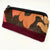Orange and purple purse