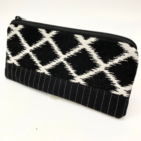 Black and white purse