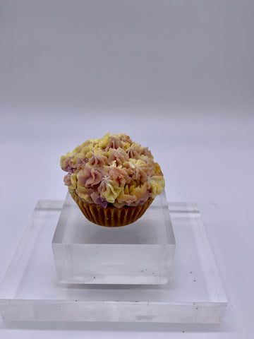 Pink and yellow cupcake Soap