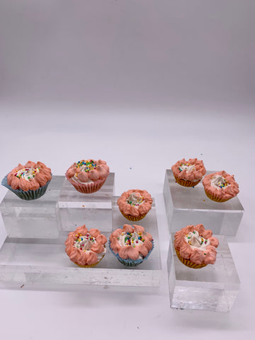 Small pink cupcakes x 3 Soap